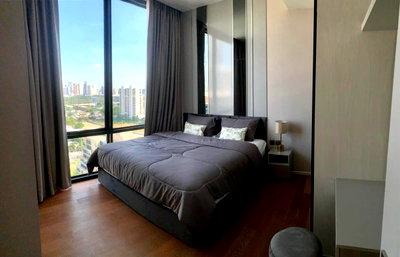 Condos for rent : Muniq Langsuan | BTS Chidlom | 1 bed, High floor, viewable Lumpini park. #HL #202402025453 #MKT
