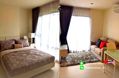 Condos for rent : ✅HA-1635 《Rhythm Asoke》 Convenient transportation, next to MRT Rama 9 Station, fully furnished, ready to move in (best price)🔥🔥