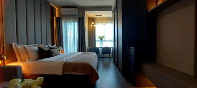 Condos for rent BTS Kasetsart University : P483 Condo for rent Premio Vetro, good location opposite Kasetsart, beautiful room, fully furnished, has washing machine, ready to move in