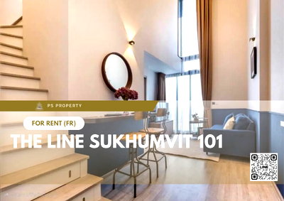 Condos for rent : For rent ✨ THE LINE Sukhumvit 101 ✨ complete furniture and electrical appliances, near BTS Punnawithi.