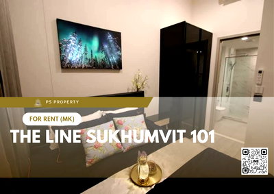 Condos for rent : For rent 📍 THE LINE Sukhumvit 101 📍 Complete furniture and electrical appliances, near BTS Punnawithi.