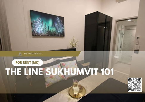 For rent 📍 THE LINE Sukhumvit 101 📍 Complete furniture and electrical appliances, near BTS Punnawithi.