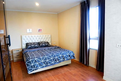 Condos for rent : P490 Condo for rent Lumpini ville Cultural Center (Lumpini Ville Cultural Center) good location, large, airy room, fully furnished, very special price