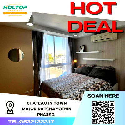 Condos for rent Major Cineplex Ratchayothin : #S1393 For Rent Chateau In Town Ratchayothin Phase2