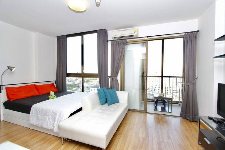 Condo for sale, Ideo Mix Sukhumvit 103, near BTS Udomsuk, Building B, 16th floor, area 24.21 sq m, fully furnished, 2.59 million baht*
