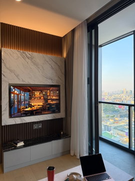 ⭐️🎄The Extro Bangkok Luxury condo  Near BTS Quiet Green Oasis Full Facility & Skyline Views