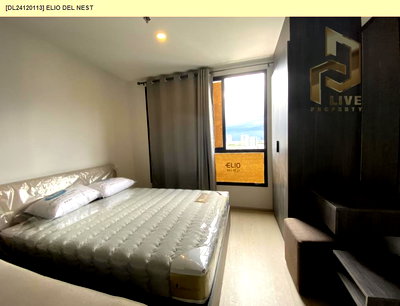 คอนโดให้เช่า : DL24120113 ให้เช่าคอนโด เอลลิโอ เดล เนสท์ (Elio Del Nest) ใกล้ BTS อุดมสุข พร้อมเข้าอยู่ โทรด่วน 0614453194 LineID @162cjixi
