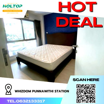 คอนโดให้เช่า : #R1436 ให้เช่า Whizdom Punnawithi Station 