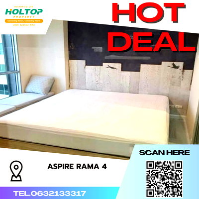 Condos for rent Kluai Nam Thai : #S1514 For Rent Aspire  Rama 4