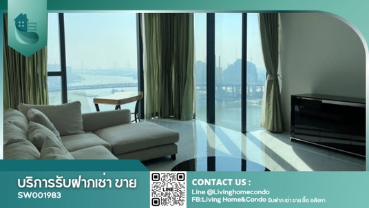 For sale Canapaya Residences on Rama 3 Road, Chao Phraya River view, Best sunset view - SW001983