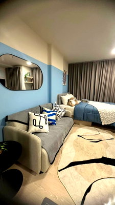 Condos for rent : 📣For rent D Condo hype rangsit by Sansiri 🏠Building B Floor 3 outer view size 24 sqm