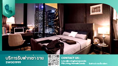 ขายคอนโด : ขายคอนโด The Line จตุจักร-หมอชิต ชั้นสูง แต่งครบพร้อมอยู่ เดินทางสะดวก ใกล้ BTS หมอชิต (SW001999)