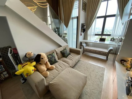 รูปภาพ P512 ให้เช่าคอนโด Ideo New Rama9 (ไอดีโอ นิว พระราม9) ห้องDuplex ตกแต่งสวยมาก หิ้วกระเป๋าเข้าได้เลย เฟอร์ครบ ราคาพิเศษ!