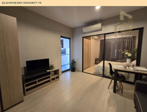 DL24120192 Condo for rent, IDEO Sukhumvit 115  near BTS Pu Chao, ready to move in, call urgently 0656133286 LineID @655ebbvc
