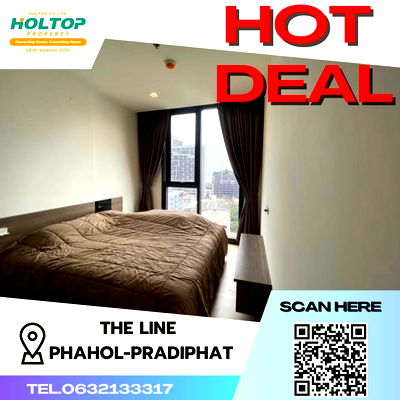 คอนโดให้เช่า : #S1532 ให้เช่า THE LINE Phahon-Pradipat   เดอะ ไลน์ พหลฯ - ประดิพัทธ์ รูปแบบห้อง 2 ห้องนอน 1 ห้องน้ำ  ชั้น12A ขนาด53ตรม 