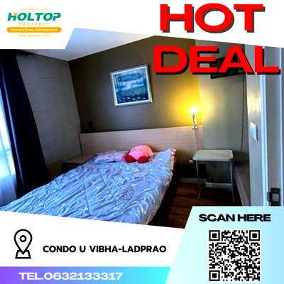คอนโดให้เช่า : #R1535 ให้เช่า Condo U Vibha-Ladprao