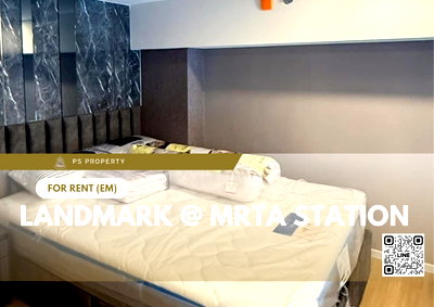 Condos for rent : For rent 📍 Landmark @ MRTA Station 📍 DUPLEX room, complete with new furniture and appliances.