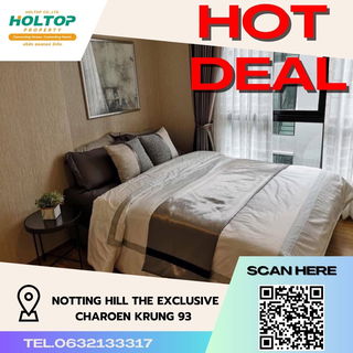 รูปภาพ #R1564 ให้เช่า นอตติ้ง ฮิลล์ ดิ เอ็กซ์คลูซีฟ เจริญกรุง 93 รูปแบบห้อง 1 ห้องนอน 1 ห้องน้ำ ขนาดห้อง 38 ตรม. ชั้น 7