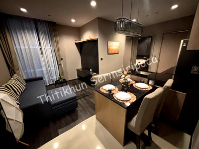 Condos for sale : 2 bedrooms, price 7.9 million, Condo The Line Asoke Ratchada, near Central Rama 9 and MRT
