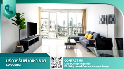 Condos for sale : Condo for sale, Fullerton Sukhumvit, 2beds, high floor, ready to move in - SW002012