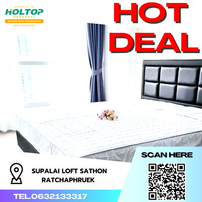 Condos for rent Phasi Charoen : #R1607  For rent Supalai Loft Sathon-Ratchaphruek