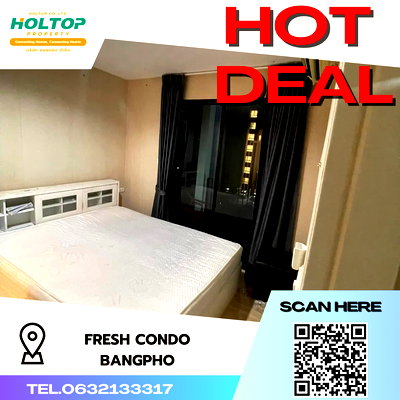 Condos for rent : #S1608 For Rent Fresh  Condo Bangpho