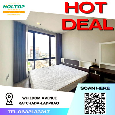 คอนโดให้เช่า : #R1652 ให้เช่า Whizdom Avenue Ratchada-Ladprao 