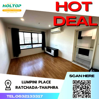Condos for rent : #S1666 For Rent Lumpini Place   Ratchada-Thapra