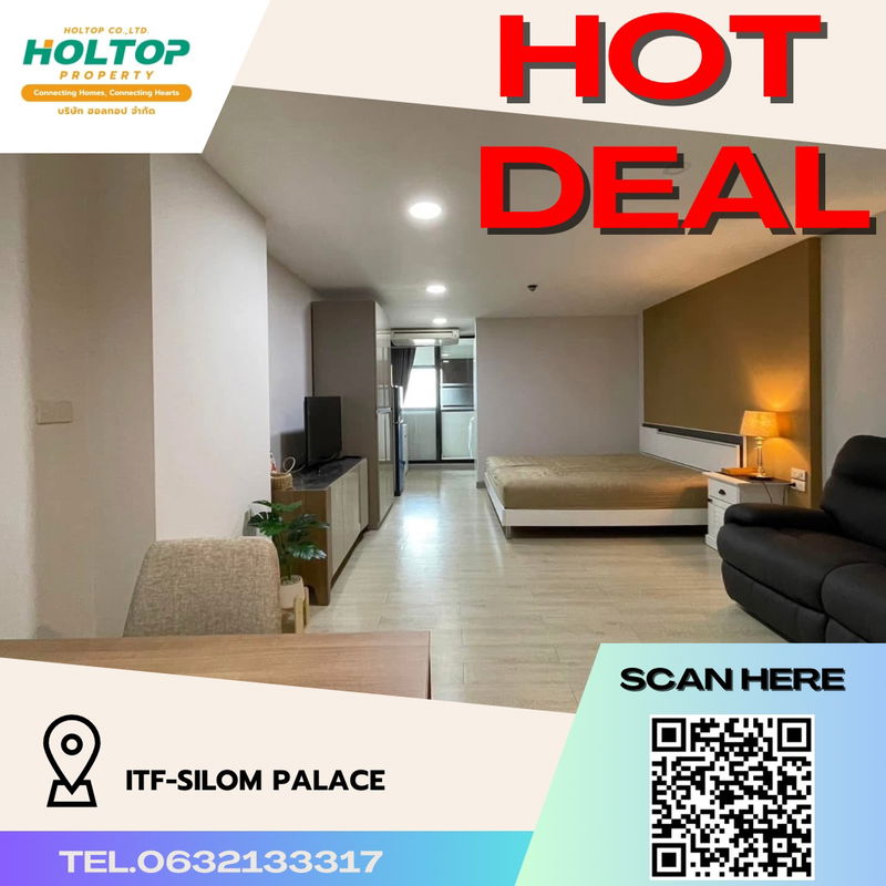 คอนโดให้เช่า : #R1644 ให้เช่า ITF-Silom Palace