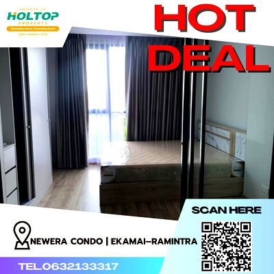 คอนโดให้เช่า : #R1645 ให้เช่า Newera Condo | Ekamai–Ramintra 