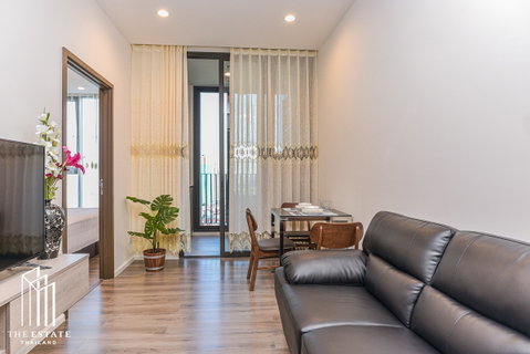 รูปภาพ For rent Whizdom Essence ชั้นสูง ทิศใต้ วิวโล่ง แต่งครบ 34.03 sq.m. 1 bedroom @23,000 Baht
