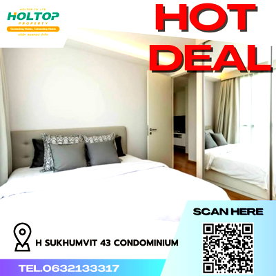 Condos for rent : #R1697  For rent H Sukhumvit 43 Condominium 