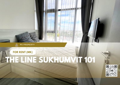 Condos for rent : For rent 📍 THE LINE Sukhumvit 101 📍 Complete furniture and electrical appliances, near BTS Punnawithi.