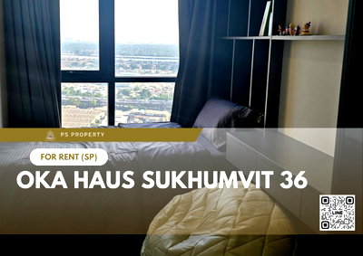 Condos for rent : For rent ✨ OKA HAUS Sukhumvit 36 ​​✨ complete furniture and electrical appliances, near BTS Thonglor.