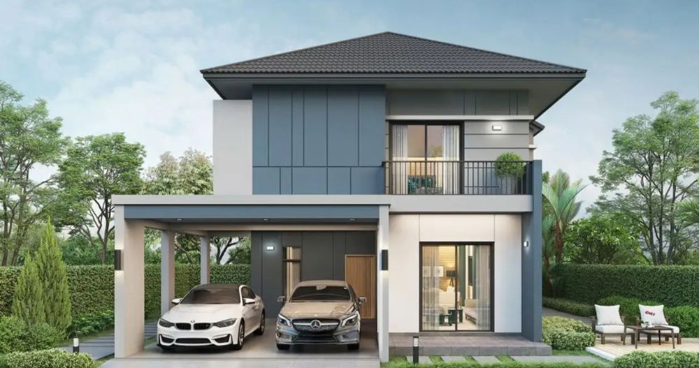 บ้านเดี่ยว 2 ชั้น