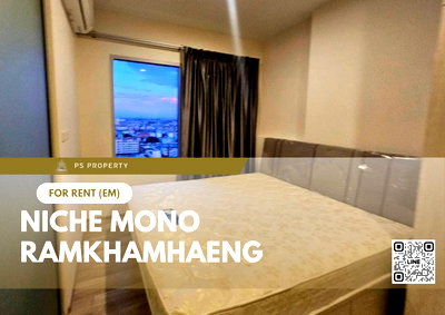 Condos for rent : For rent ✨ Niche Mono Ramkhamhaeng ✨ complete furniture and electrical appliances, near The Mall Bang Kapi.