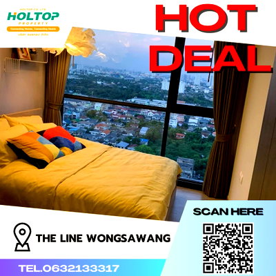 Condos for rent : #S1696 For Rent The  Line Wongsawang