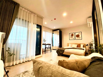 Condos for rent University of the Thai Chamber of Commerce : 🔸Available!! Nice Room🔸Life Asoke Rama 9🔸 LineID : @Homelisting(with@ Ahead)