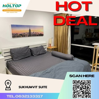 รูปภาพ #R1703 For rent Sukhumvit Suite   Room type Studio Room size 39 sq.m. 15th floor