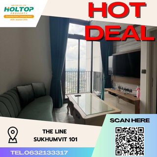 รูปภาพ #S1733 ให้เช่า THE LINE Sukhumvit 101  เดอะไลน์ สุขุมวิท101 รูปแบบห้อง Duplex 1 ห้องนอน 1 ห้องน้ำ  ชั้น35 ขนาด43ตรม 