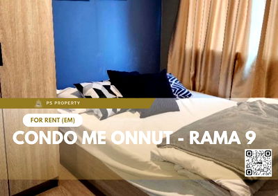Condos for rent Prawet : For rent ✨ Condo Me Onnut - Rama 9 ✨ complete furniture and electrical appliances, near Airport Link Ban Thap Chang.