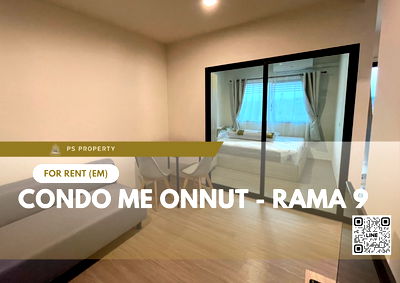 Condos for rent Prawet : For rent ✨ Condo Me Onnut - Rama 9 ✨ complete furniture and electrical appliances, near Airport Link Ban Thap Chang.