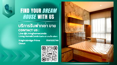 Condos for rent : For rent Knightsbridge Prime Onnut, beautifully decorated, luxurious, ready to move in LH-RW005744
