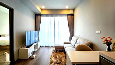 Condos for rent : For rent Whizdom The Forestias (Mytopia) high floor, get a view of Bangkok city, only one side of the neighbor's wall, get privacy @27,000 Baht