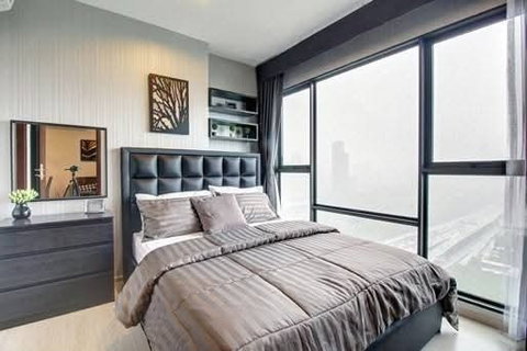 รูปภาพ P567 Condo for rent Rhythm Asoke 1, corner room, 2 bedrooms, near MRT Rama 9, beautiful room, fully furnished, ready to move in
