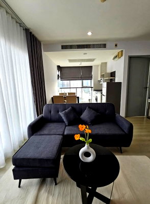 Condos for rent : P570 Condo for rent Life Ratchadapisek, near MRT 2 bedrooms, newly renovated, beautiful, with washing machine, ready to move in