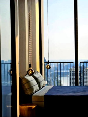 Condos for rent : P582 Condo for rent Noble Be 19, luxury condo, very beautiful built-in room, fully furnished, ready to move in, free Wifi