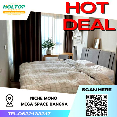 Condos for rent : #S1785 For Rent Niche  Mono Mega Space Bangna