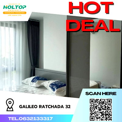 Condos for rent : #S1826 For Rent Galileo   Ratchada 32