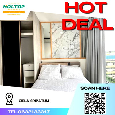 Condos for rent : #R1772 For rent CIELA Sripatum  Room type 1 bedroom 1 bathroom 1 living room Room size 31.5 sq m. 5th floor
